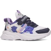 Resim Günlük Unisex Çocuk Sneaker Lastik Bağcıklı Cırtlı Hafif Nefes Alabilen Spor Ayakkabı 080 Laci Beyaz - 11 