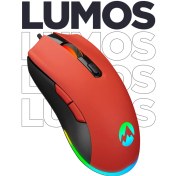 Resim Everest Lumos Rgb Ledli Oyuncu Mouse 6400 Dpi SGM-L1 