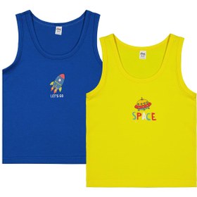 Resim Civil Boys Space 2-10 Yaş Erkek Çocuk 2'li Atlet - Standart / 6-7 Yaş 
