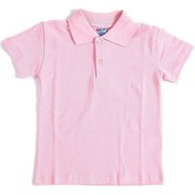 Resim Genel Markalar Unisex Çocuk Polo Yaka Kısa Kol Okul T-shirt 