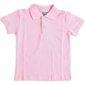 Resim Genel Markalar Unisex Çocuk Polo Yaka Kısa Kol Okul T-shirt 