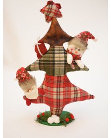 Resim Waldern Luxury Dekoratif 60 cm Kumaş İçi Dolgulu Yılbaşı Ağacı 