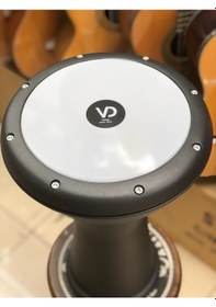 Resim Vatan Alüminyum Döküm Siyah Mat Boyalı Darbuka/çömlek 