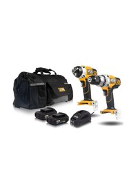 Resim Jcb 21-18DD 18 V 2.0 Ah Akülü Matkap + 21-18ID Akülü Darbeli Vidalama Seti 