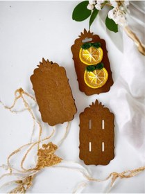 Resim t tuğset etiket Klips Toka Kartı - Bijüteri Kartı - Aksesuar Kartı/ Etiketi 25 Adet 14,5x8 Cm(KRAFT)-t484 