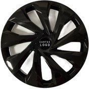Resim Cartex Volkswagen Polo 15'' Inç Siyah Piano Black 4lü Set Jant Kapağı 