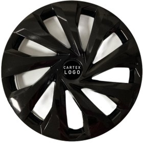 Resim Cartex Volkswagen Polo 15'' Inç Siyah Piano Black 4lü Set Jant Kapağı 