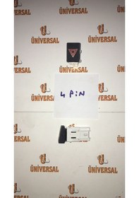 Resim Düğme Flaşör Dörtlü Qashqai 07-13 