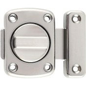 Resim Sürgülü Kapı Tokası 90 Derece Kilit 1 Parça Büyük Banyo Donanımı B 