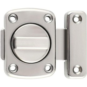 Resim Sürgülü Kapı Tokası 90 Derece Kilit 1 Parça Büyük Banyo Donanımı B 