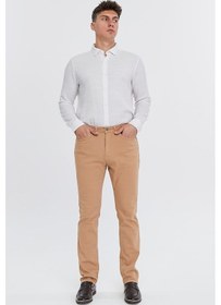 Resim Erkek Likralı Yüksek Bel Regular Fit Bol Kesim Premium Martin Kot Pantolon Jean C336 001 