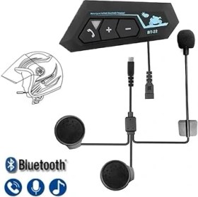 Resim Royal Rain Store BT22 Intercom Motosiklet Kask Kulaklık Bluetooth 5.0 
