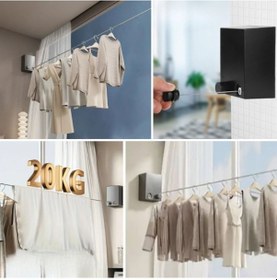 Resim Pratik Geri Çekilebilir Çamaşır İpi Diğer 