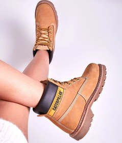 Resim Cat Colorado Unisex Kışlık Bot & Bootie Kauçuk Taban Nubuk Deri Suya Dayanıklı 