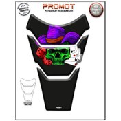 Resim Motosiklet 3d Kabartmalı Üniversal Tankpad 372 