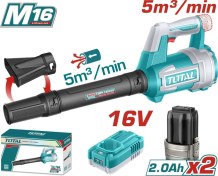 Resim Total TABLI168082E Li-Ion Çift Akülü 16V Hava Üfleme Makinesi 