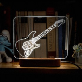 Resim YANIKLAR MÜZİK Özel Tasarım Elektro Gitar - Gece Lambaları - Strat Kasa SSS 