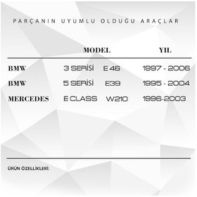 Resim Mercedes E Class W124,E46,Audi A6 için Arka Perde Motor Tamir Dişlisi 