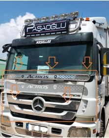 Resim Karadeniztırmarket Actross 1844 Borulu Krom Sineklik Ve Panjur Kromları 