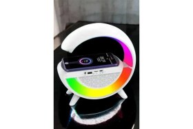 Resim Mbb E-Ticaret Bluetooth Hoparlör Dijital Göstergeli Wireless Şarj Rgb Işıklı 