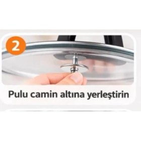 Resim Arcak2 Orjınal Kulp ve 24 cm Cam Pyrex 