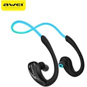 Resim Mavi Awei A880bl Kablosuz Bluetooth Kulaklık Oyun Kulaklık Boyun Bandı Açık Kulak Spor Kulaklıklar Earhook Nfc İle Bisiklet Koşu İçin 