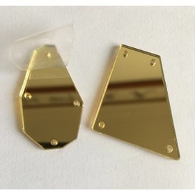 Resim Genel Markalar Kına Hediyelikleri Hazırlamak Için 2cm 50 Adet Akrilik Malzeme Delikli Yapışkanlı 