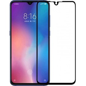 Resim Xiaomi Mi 9 SE Full Kapatan Renkli Cam Tam Koruma Siyah 