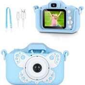 Resim Ximistore9 Çocuklar İçin Hd Çift Kameralı Eğitici Dijital Fotoğraf Makinesi - X5s Mavi 
