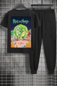 Resim uyguntarz Unisex Rick And Morty Baskılı 2'li Eşofman Takımı 