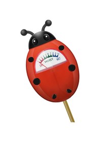 Resim Geeroyoo Bitki Nem Ölçer - Bahçe Ve İç Orman Bakımı Aracı, Tek İğne Sensörlü, Pil Gerektirmeyen Toprak Nem Miktarı Testeri Kadife Böceği Desenli 