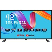 Resim Saba SB42251 42" 106 Ekran Uydu Alıcılı Full HD Android Smart LED TV 