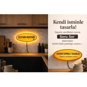 Resim Dekor Atölye Kişiye Özel Isimli Mutfak Lambası - Bohem Dekoratif Duvar Aydınlatması 