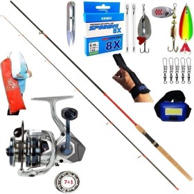 Resim Oslo Okuma Safyre 4000 270cm 10-35gr Remixon Red Zoom Turna Spin Olta Takımı Seti 