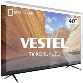 Resim VESTEL 40UB6300 TV EKRAN KORUYUCU - Vestel 40\ inç Ekran Şeffaf Koruma paneli 