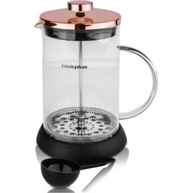 Resim UltraMint Borosilikat Cam French Press, 800 Ml, Şık ve Dayanıklı Kahve Demleme Aracı 