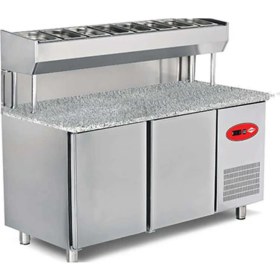 Resim Empero Emp.200.80.01-Psyg Pizza Ve Salata Hazırlık Buzdolabı-Granit Tablalı-3 Kapılı 