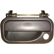 Resim 1999-2002 Opel Vectra B Ön Kapı Dış Açma Kolu Sağ Pütürlü Siyah Hushan Adet Oem No:90546388 