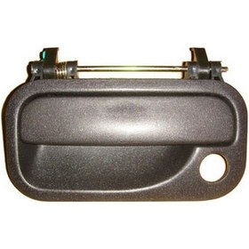 Resim 1999-2002 Opel Vectra B Ön Kapı Dış Açma Kolu Sağ Pütürlü Siyah Hushan Adet Oem No:90546388 