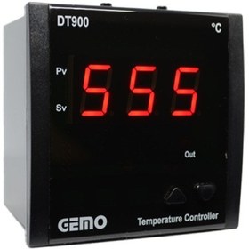 Resim Gemo Dt900-230vac-r ,96x96mm 110v..220vac Tc-j Kontak-1a1k Isı Kontrol 