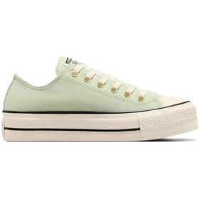 Resim Converse All Star Lıft Kadın Günlük Ayakkabı A13825c Yeşil 