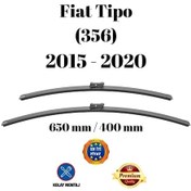 Resim Fiat Tipo 356 2015 2016 2017 2018 2019 2020 Uyumlu Ön Cam Silecek Süpürgesi Takımı 650/400mm Silbak Sb2616c 