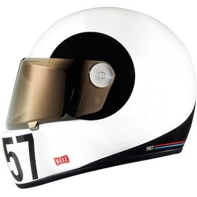 Resim Nexx X.G100R Sputnık Kapalı Kask Beyaz - Siyah 