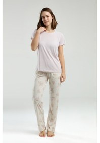 Resim Pierre Cardin Kadın Pembe Pijama Takımı Pc9005-s-v1 Pembe 