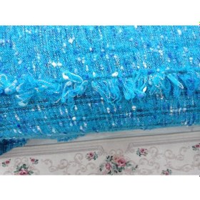 Resim Tavşan Tüyü El Dokuma Çift Kişilik Yatak Örtüsü 280x260 -mavi Mavi 