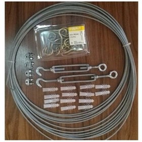 Resim File Montaj Mazemesi 4 Metre IÃ§in Kanca Dubel Ãelik Halat File Mo 