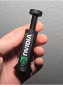 Resim 3D Bakkal Ekran Kartı Destek Aparatı, Ekran Kartı Tutucu, NVİDİA Siyah Gpu Support 