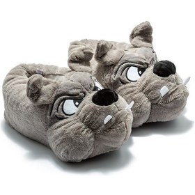 Resim Twigy Cane Kadın,Garson Boy Hayvanlı Panduf Gri 33/38 AA0620 Gri 