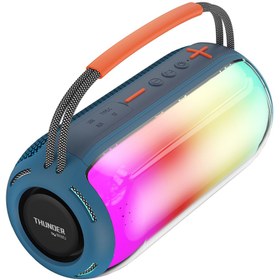 Resim WIWU H6 RGB Işıklı Askılı TWS Bluetooth Speaker Hoparlör v5.3 16W Mavi 