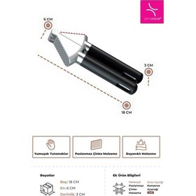 Resim Primanova Sarımsak Ezici - Siyah Siyah 